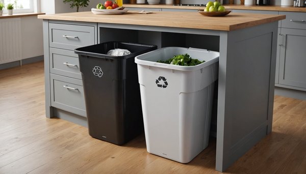 Recyclage efficace : les poubelles de cuisine à adopter