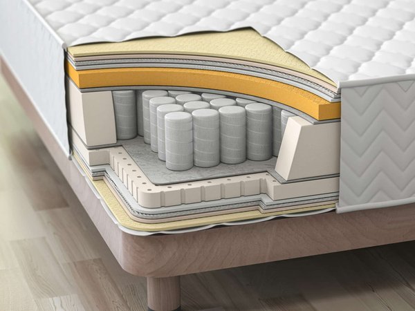 Matelas en latex pour lit électrique