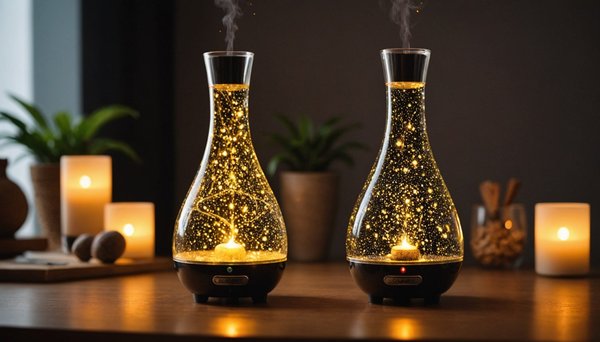 Lampe à lave diffuseur de parfum paillettes : éclat et bien-être